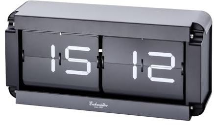 Eichmüller since 1950 Retro Flip Uhr - schwarz schwarz