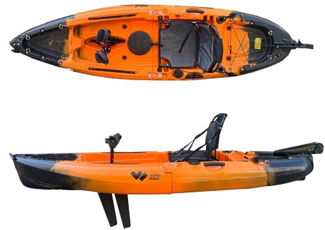 Kayak da pesca smontabile Long Wave Samoa con pedali..