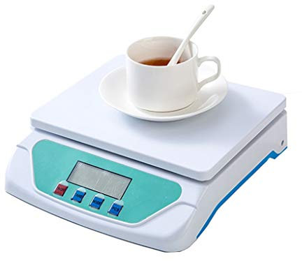 WYRMB Balance de Cuisine numérique de Haute précision, Balance de Cuisine électronique ABS 10 kg avec écran LCD rétroéclairé Vert Multifonction, adaptée à la Cuisine,10kg*0.5g