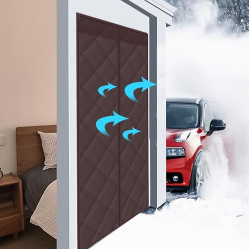 Tenda di Protezione Termica Magnetica 170 x 300 cm Anti Freddo, Oscuramento, Insonorizzazione Zanzariere Magnetiche per Porte Finestre per Balcone Soggiorno Cantina, D