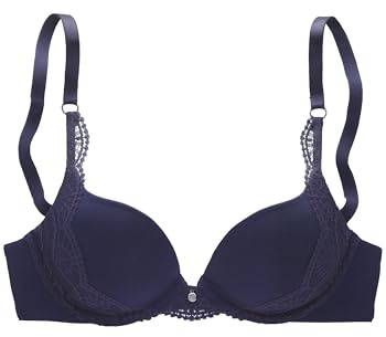 s.Oliver Jk-220-pb Soutien-Gorge Push up, Bleu foncé, 75A Femmes