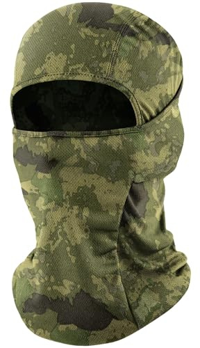 fuinloth Balaclava Sturmhaube Skimaske Motorrad Sommer Unisex | Winddicht, atmungsaktiv, schnelltrocknend, verstellbar, helmkompatibel, ideal für Motorrad, Fahrrad, Wandern & Skifahren.