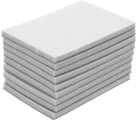 CHILDWEET 9stücke Schleifschwämme Zum Handschleifen Braun Geeignet Für Nass Und Trockenschleifen Holz Und Metall Feines Schleifpapier Für Detailschleifen