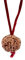 12 hilos ajustables originales de Mukhi Nepal Rudraksha energizado (mediano 25 mm-26 mm)