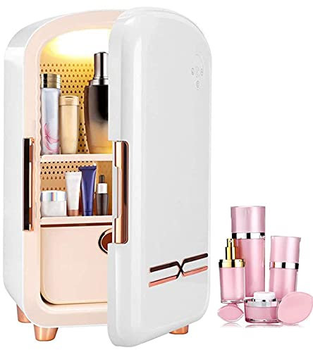 Cosmetic Refrigerator Cooler and Warmer - 12L Mini Makeup Fridge for Beauty Skincare, Perfume - Portable Compact Freezer Fridges - Ideal for Makeup Storage