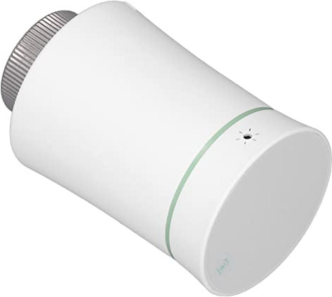 Kühler -Thermostatventil für und - App -Steuerung, Programmierbare Energieeinsparungstemperaturregelventil Zum Erwärmen (BLACK) (WHITE)
