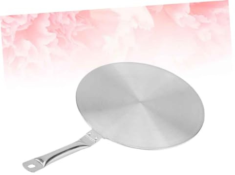 FUNNETOYU Disco Difusor Térmico de Acero Inoxidable Convertidor de Calor Resistente y Compatible para Placa Inducción Cacerolas y Sartenes para Cocina