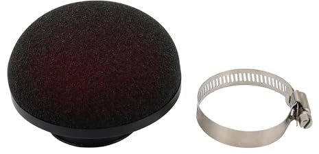 GOOFIT Filtro de aire universal 38mm para motor 2 tiempos espuma circular negra Repuesto para Pocket Bike Mini Moto Scooter