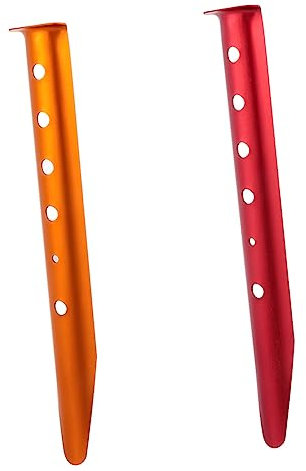 YARNOW 2stücke Aluminiumlegierung Zeltheringe Für Sand Und Bodensicherung Leicht Und Robust Für Camping Outdoor-aktivitäten Und EIS