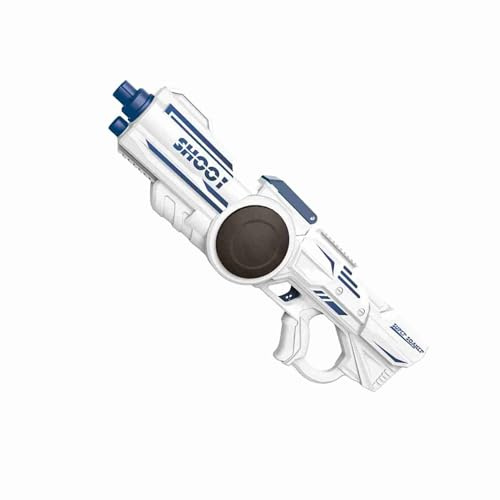 KIMISS Wiederaufladbare Elektrische Wasserpistole für & Erwachsene - Langstrecken -Spritzpistole mit Großer Kapazität Wassertank für Sommerpool Partys und Strandspaß (Blue)