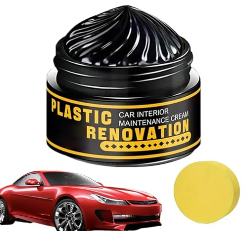 Erconsso Rigeneratore Plastica Auto - Lucidante Per Pneumatici | Lucidante e Detergente per Guarnizioni Finestrini Interni Volante Maniglie Portiere Cruscotto Autoveicoli