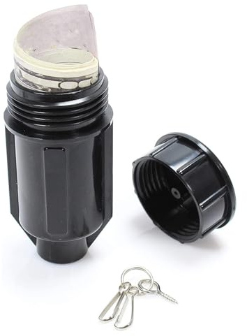 Cachettes Secrètes | Conteneur Argent Secret Sécurisé en Tête D'arroseur - Accès Facile Pour Objets De Valeur Cartes Argent Bijoux