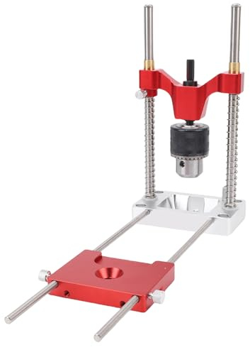Aramox Portable Drill Guid e, Aluminum Alloy Multi Angle Drilling Attachment with Scale, Woodworking Tool Set