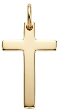 Pendentif – or 18 carats – 0.39 gr – design croix élégante et intemporelle, design artisanal – symbole élégant – Valeur refuge – Idée cadeau – poinçon 750 – Certificat d’authenticité –Salia Gold Paris