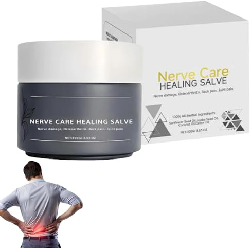 Baume cicatrisant pour les nerfs, crème apaisante pour les nerfs, soulagement et relaxation musculaires, convient au dos, au cou, aux mains et aux genoux (1 Pcs)