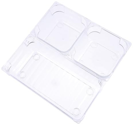 DECOMELODY 16pièces Organisateur de Maquillage à Tiroirs Transparents Boîte de Rangement pour Cosmétiques Petits Objets et Produits de Beauté