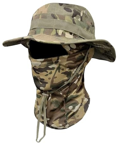 HTTDSLF Chapeaux De Pêche pour Hommes Et Femmes, Chapeau de Soleil Hommes, Chapeau de Boonie Peche Safari pour Pêche Chasse Camping Randonnée Voyage
