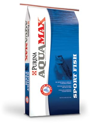 Purina | Aquamax Sportfish MVP Game Fish Feed for Bass, Bluegill, Trout | 50 Pound (50 LB) Bag