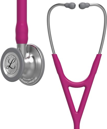 3M™ Littmann® Cardiology IV™ Stethoskop mit Kostenlos Lasergravur (Himbeerrot - 6158)
