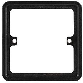 Schneider Electric Lisse Screwless Deco - Single Socket Spacer, GGBLSPC1BS, Black