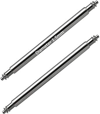 masar 22 mm SLX150 Ø 1,5 mm Premium Federstege für Uhrenarmband – Stifte/Anstöße – Watch Spring Bar Pin for Strap/Band – Edelstahl 316L – 2 Pcs