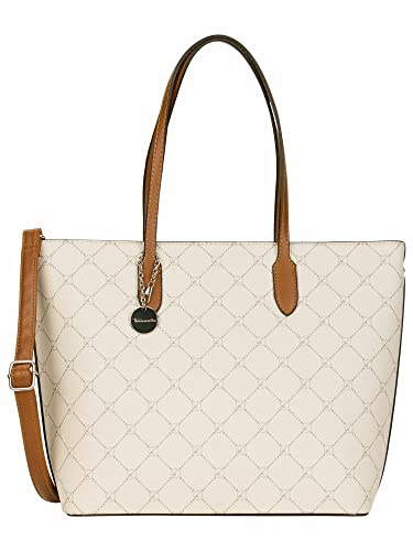 Tamaris Anastasia 30107-200 Damen Henkeltasche 43,00x29,00x13,00 cm (BxHxT) , Ecru