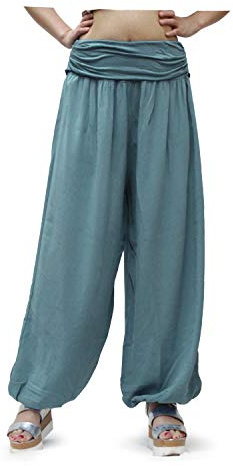 GLOMY Pantalon Large pour Femmes de Style Sarouel pour Les Sports de Yoga