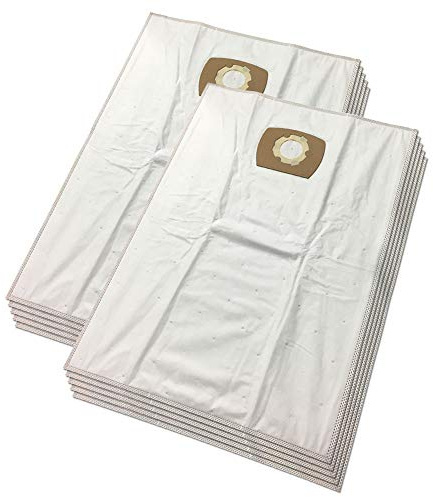 MohMus 10 Microfiber Vacuum Cleaner Dust Bags For Simpa 30 L Container, STIHL SE 122, 122 E