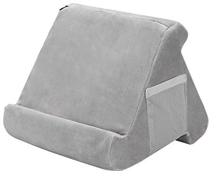 Tabletkissen-Ständer, weiches mehrstufiges Kissen-Halter für iPad Phone Cushion Tablet Laptop-Halter (grau)