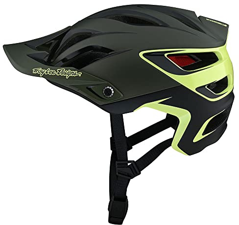 Troy Lee Designs A3 Uno Half Shell Mountain Bike Helmet W/MIPS - EPP EPS Premium Lightweight - All Mountain Enduro Gravel Trail Cycling MTB (Glass Green, Medium/Large)