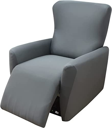 SDNAM Sesselschoner für Relaxsessel 4-Teilig Alleine Waschen mit Seitentasche,Sessel Bezug Separat Gereinigt Stretch Husse Relaxsessel Sesselbezug (Color : #14)