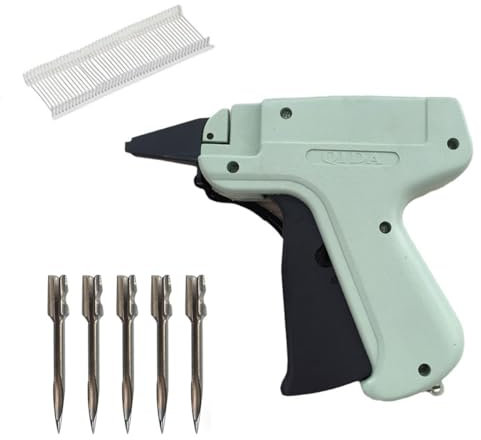 lohill Etikettierpistole + 5 Ersatznadeln + 1000 Heftfäden Heftpistole Etikett Pistole,Etikettierpistole Kleidung Preisauszeichner,zum Kleidung Preisschilder Etiketten Preis Marke Tags