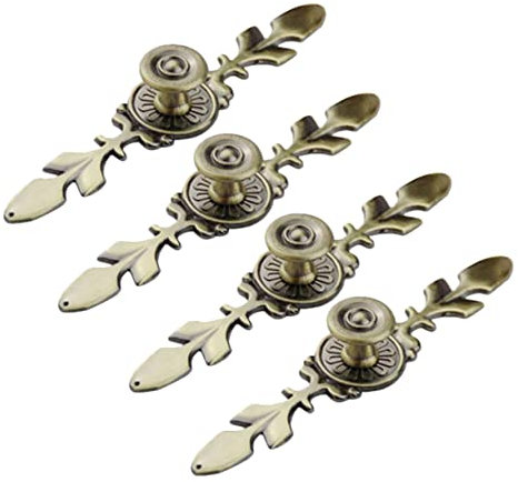 OSALADI 4pezzi Maniglie Per Porte Nostalgiche Design Retrò Bordi Lisci Realizzate Per Uso Mobili e Decorazioni Per Casa
