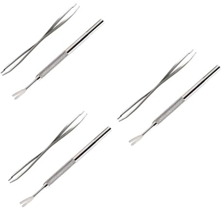 FOMIYES 6stücke Teiliges Remover Kit Für Hunde Und Katzen Effizientes Entfernen Von Zecken Und Flöhen Mit Präzisen Werkzeugen Für Haustiere Leicht Und Tragbar Für Unterwegs