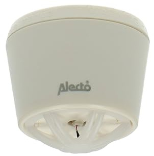 Alecto HA59 Hitzemelder mit 10 Jahres Sensor - Wärmemelder entspricht EN54-5 - 85dB Alarmton - Test-Taste - Warnton bei schwachem Batteriestand - weiß