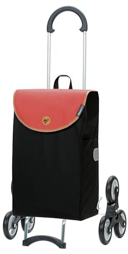 Andersen Einkaufstrolley - klappbar - 44 Liter - Treppensteiger - belastbar 40 kg - Stahlgestell - Trolley - Rad Ø 15 cm - Scala Shopper Lova Koralle