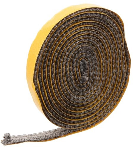 MAGICLULU Junta De Estufa Autoadhesiva Junta De Puerta De Estufa De Leña Repuesto Para Inserto De Chimenea De Leña Sello De Puerta Para Chimenea