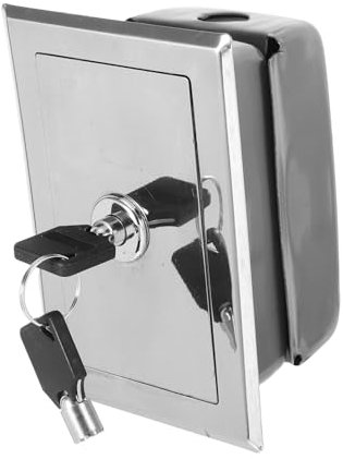 UKCOCO Box Shutter Door Control Enclosure with Lock and Keys Electric Roller Shutter Box for Secure Manual and Easy Installation