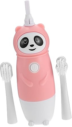 Beaupretty Elektrische Zahnbürste Weich für Kinder und Ipx7 mit Cartoon Motiven Komfortables Mundpflegegerät Rosa für Zähne und Zahnfleisch