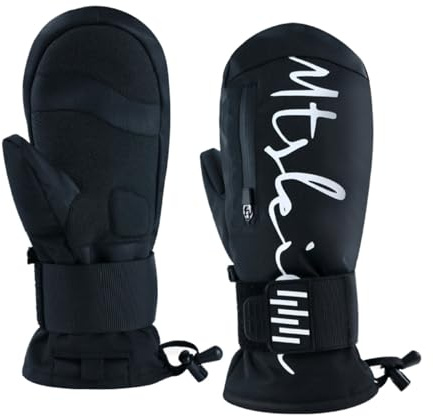 DIEKE Winddichte, kältebeständige Touchscreen-Handschuhe, Thermo-Handschuhe für Skifahren, Damen, Winter, wasserdicht, Schnee, Snowboard-Handschuhe