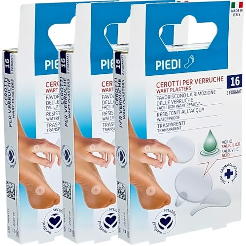 48 Pansements Occlusifs Hypoallergéniques pour Verrues – Traitement Discret et Efficace – Adhérence Longue Durée – Convient Peaux Sensibles (Lot de 3 x 16=48)