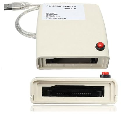 ATA PCMCIA - Lector de tarjetas de memoria de 68 pines, Plug and Play, USB 2.0 de intercambio en caliente, compatible con lector de tarjetas de PC de 20 MB-20 G