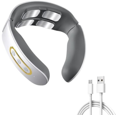 Dispositivo Di Massaggio Cervicale Portatile Con Riscaldamento,6 Modalita 9 Livelli Massaggiatore Collo Schiena,Neck Massager,Massaggiatore Cervicale 4d, Ideale Per Ufficio, Viaggio