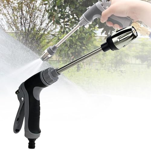 Hochdruckpistole, Hochdruck Power Wasserpistole, Water Blitz Für Gartenschlauch, Turbowasher Für Gartenschlauch, Hochdruck Wasserpistole Einstellbarer Wasserdurchfluss