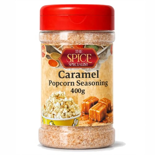 Caramel Popcorn Seasoning 400g – Sweet Gourmet Flavouring – Perfect for Popcorn, Coffee, Desserts & Baking – by The Spice Specialist