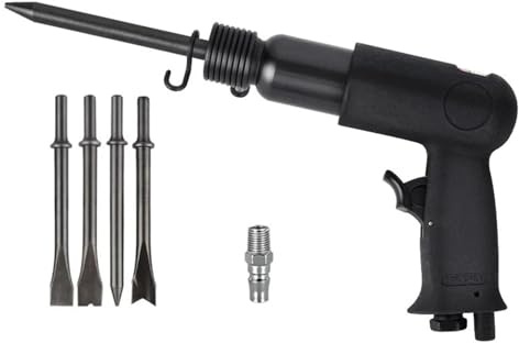 Martillo Neumático, Martillo neumático, pala, herramienta, cincel neumático industrial, cincel neumático de mango recto(190)