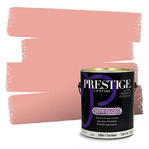 PRESTIGE Paints Exterior Paint and Primer In One, 1-Gallon, Semi-Gloss, Comparable Match of Valspar* Brushed Rose*