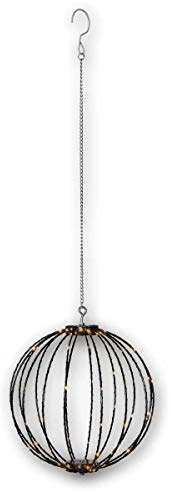 Star 3D-Kugel Mounty schwarz, Ø30cm, 96 LEDs, 230V