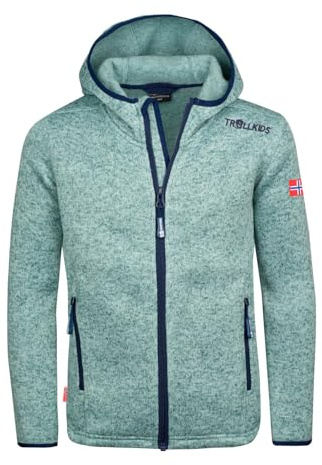 Trollkids Girls Jondalen Jacket XT 140, Glacier Green