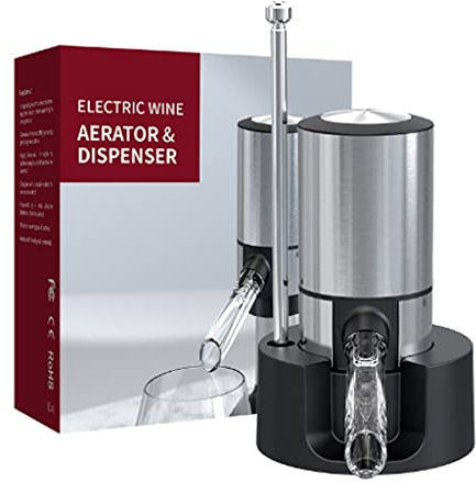 JJJ Décanteur de vin électrique Décanteur de vin Distributeur de Pompe Distributeur de vin électrique Vigne Automatique Vin Aérateur Vin Verser Spout. (Size : B)